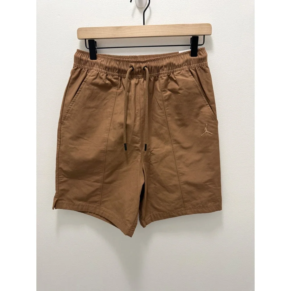 Jordan Essentials Mens Woven Shorts Brown Jumpman Small new
